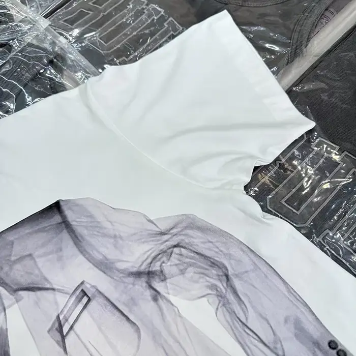 High Street chemise créative impression T-shirt hommes femmes de haute qualité 2025 Style d'été