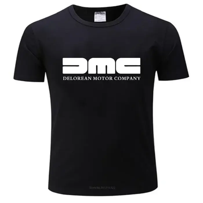Hommes à manches courtes T-Shirt DMC DeLorean moteur