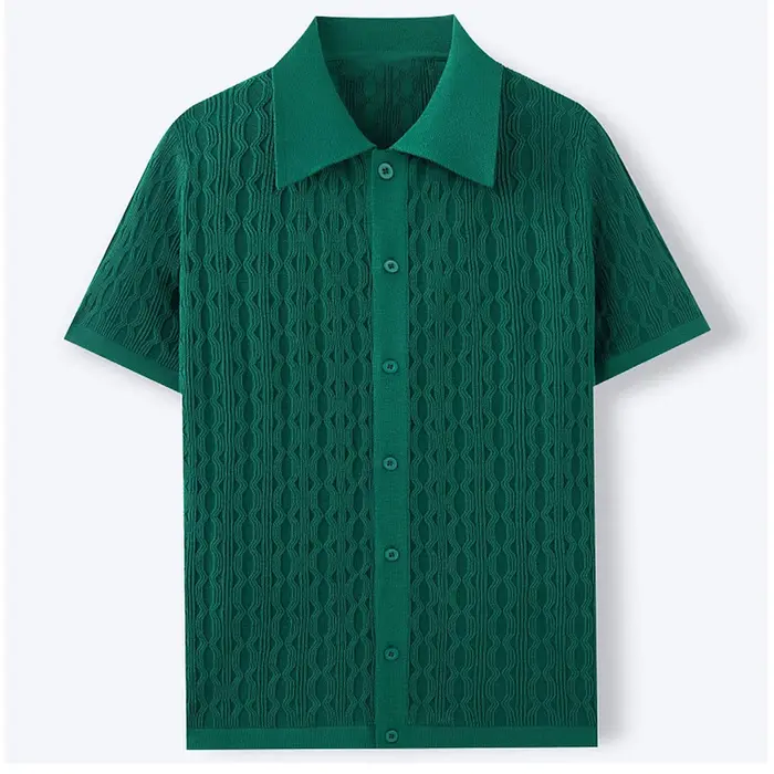 Polo en tricot décontracté pour homme