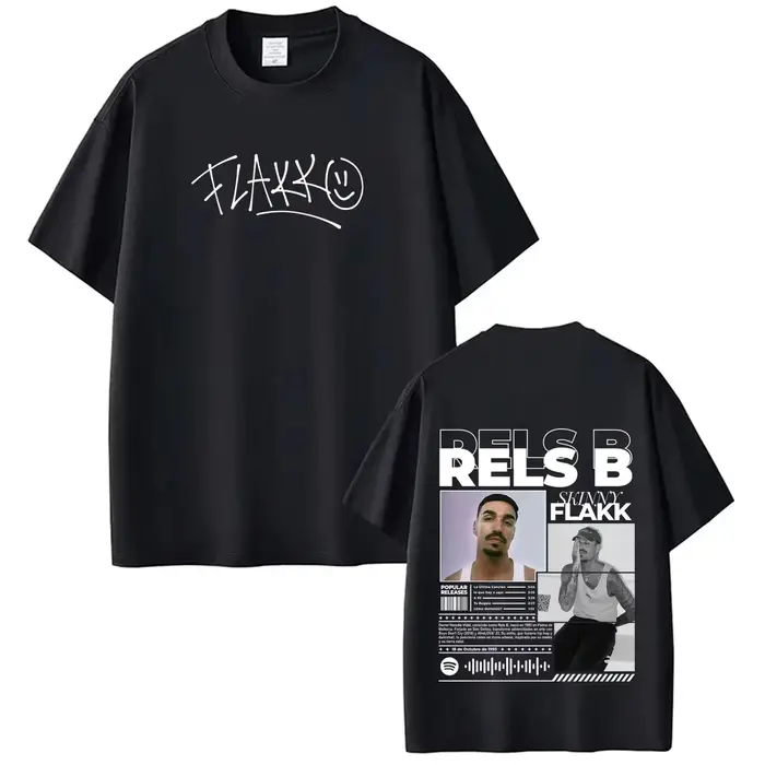 T-shirts Rapper Rels B LO QUE NO DIJE Merch pour Hommes et Femmes, T-shirt Tendance Mode, T-shirt Dé