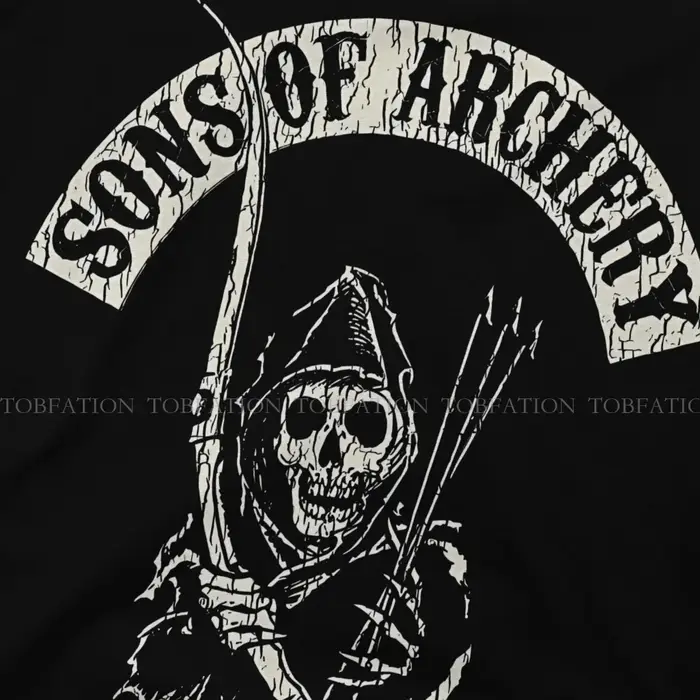 Tir à l'arc homme t-shirt fils de tir
