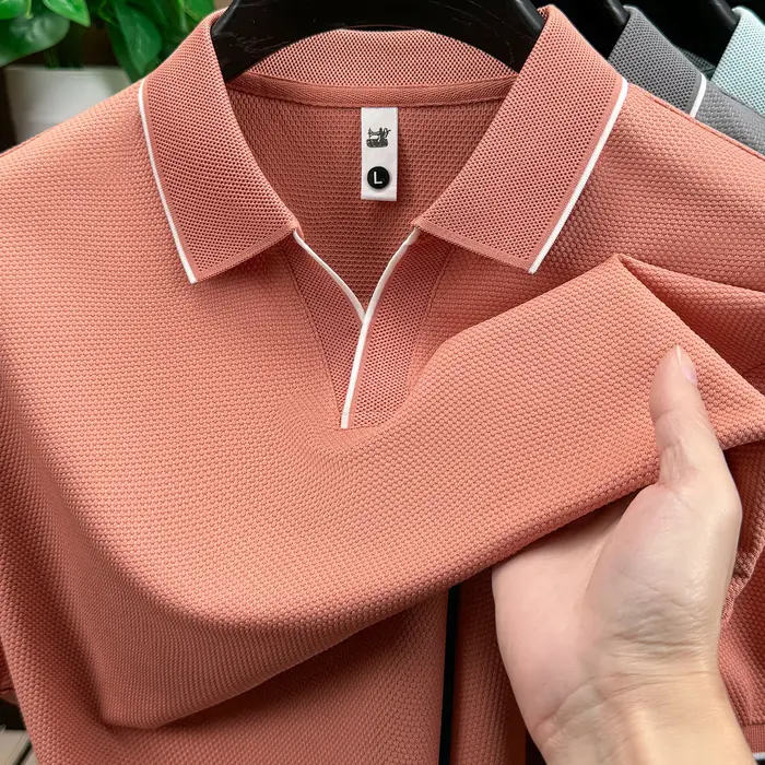 Polo pour homme avec col à revers, manches courtes décontractées, haut de golf sportif, disponible en plusieurs couleurs