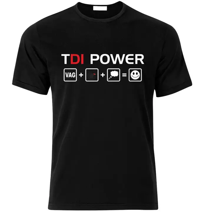 Tdi Power Vag + turbocompresseur Fun Fan T-shirt Cool à manches courtes cadeau de noël un T-shirt po