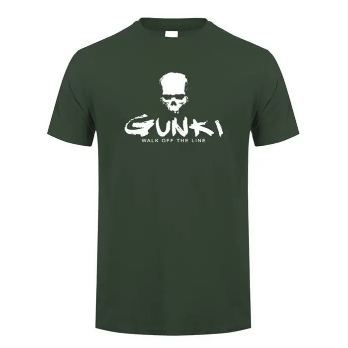 Gunki Hommes T Shirt Été Casual Manches Courtes Économie Mans Cool Y-Gunki Tshirt LH-099