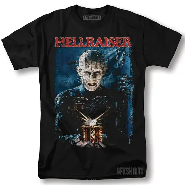 Hellraiser chemise Pinhead affiche de film T-Shirt de conception graphique Vintage
