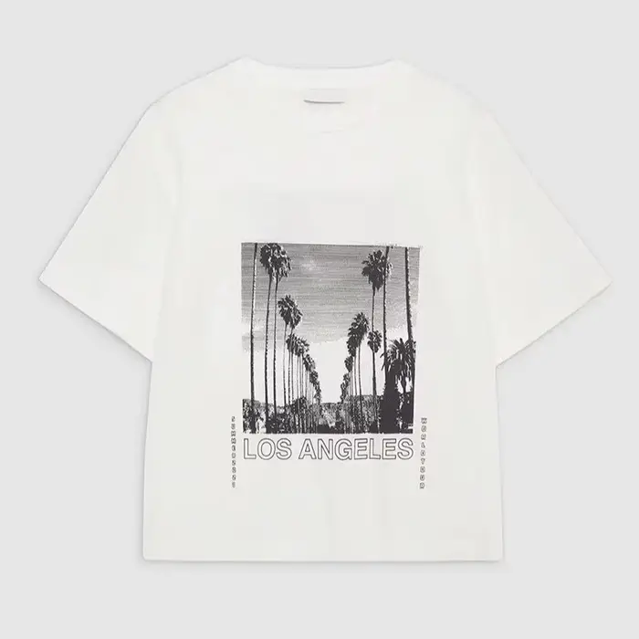T-shirt manches courtes col rond femme