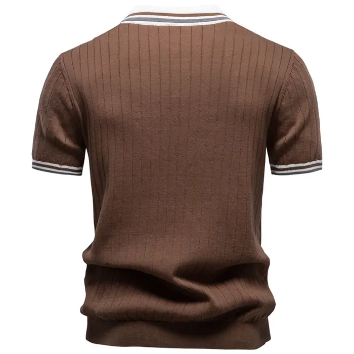 AIOPESON Polo pour homme 100% coton doux et agréable pour la peau