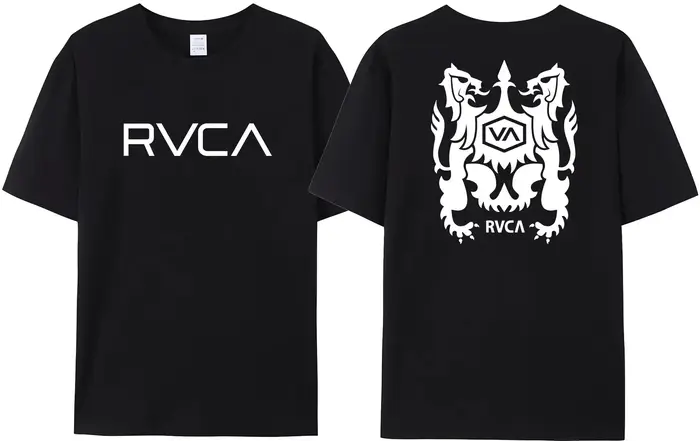 T-shirt RVCA 100% coton pour hommes et femmes