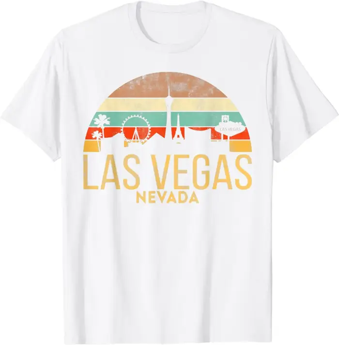 T-shirt vintage TolVEGAS pour hommes et femmes
