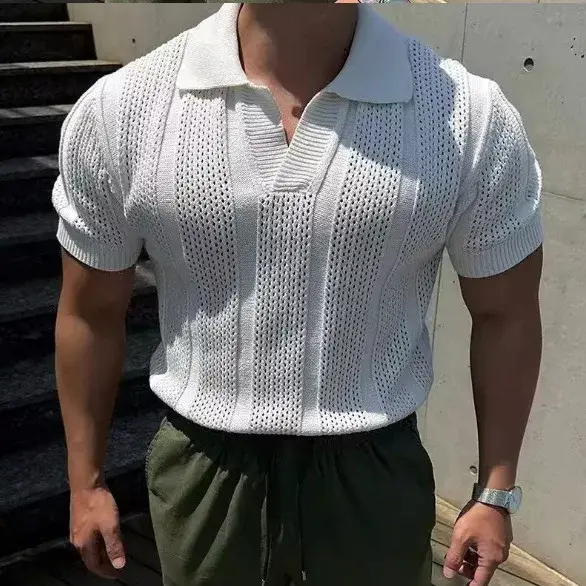 Polo pour homme, manches courtes