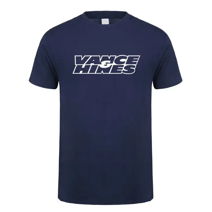 Vance et Hines T Shirt d'été Hommes Coton à manches courtes