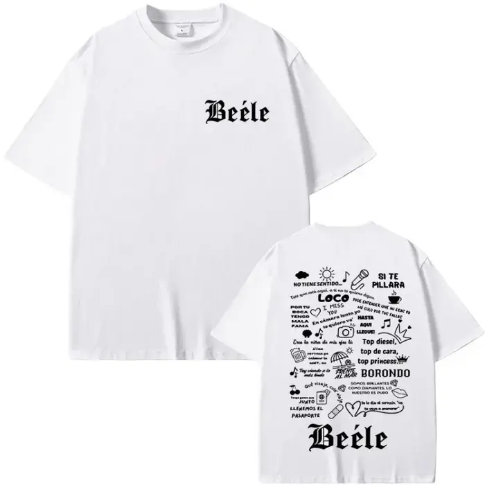 T-shirt graphique pop BEELE Album Merch pour hommes et femmes