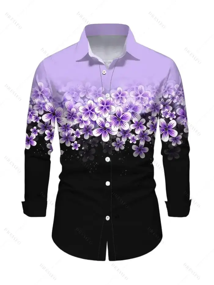 Chemise hawaïenne Rose rouge