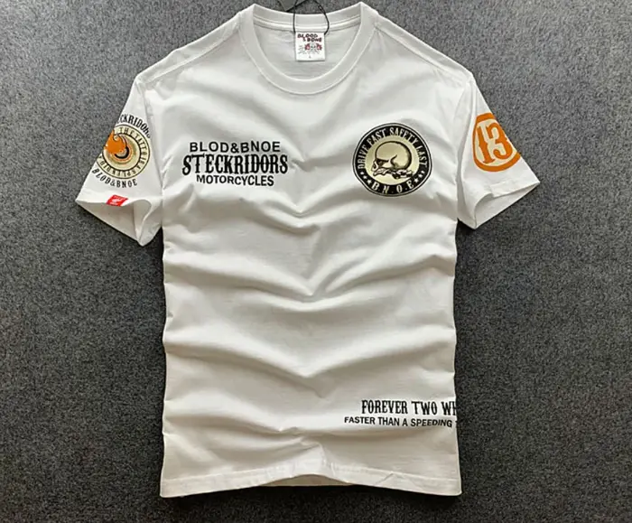 T-shirt à manches courtes pour hommes Skull