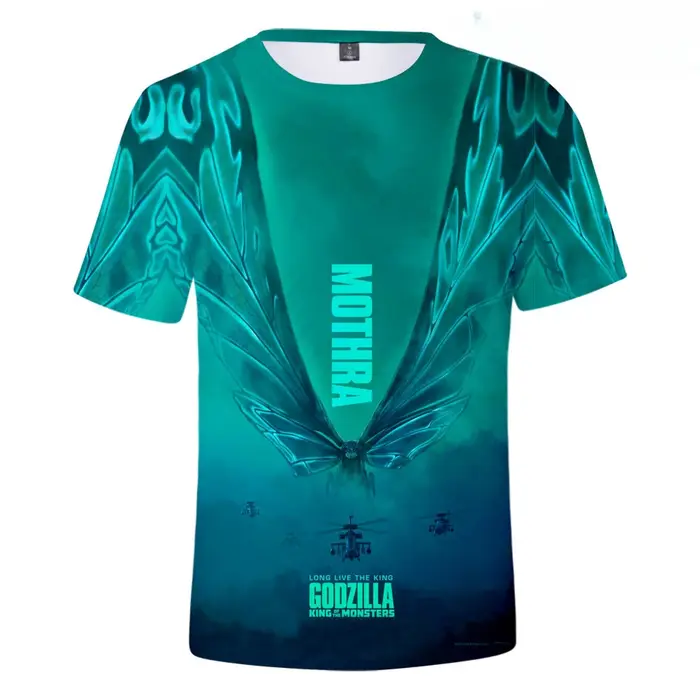 Godzilla Anime t-shirt roi des monstres enfants adulte Gojira été à manches courtes haut Sports de plein air loisirs vêtements cadeaux