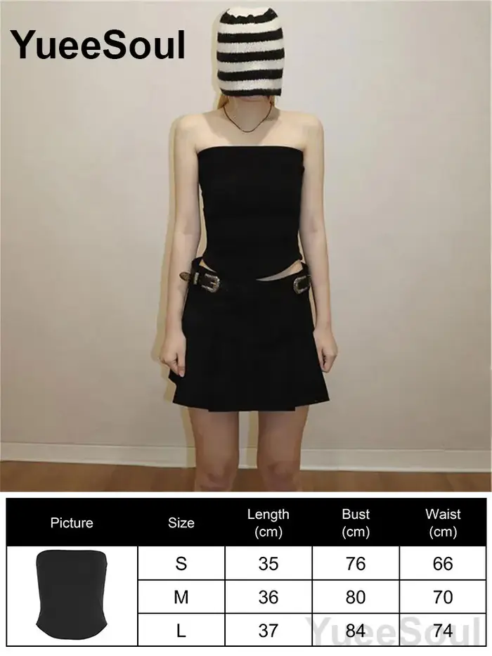 Crop tops noirs sans manches, style halter, en dentelle, sexy, débardeur, été 2026, nouvelle esthéti