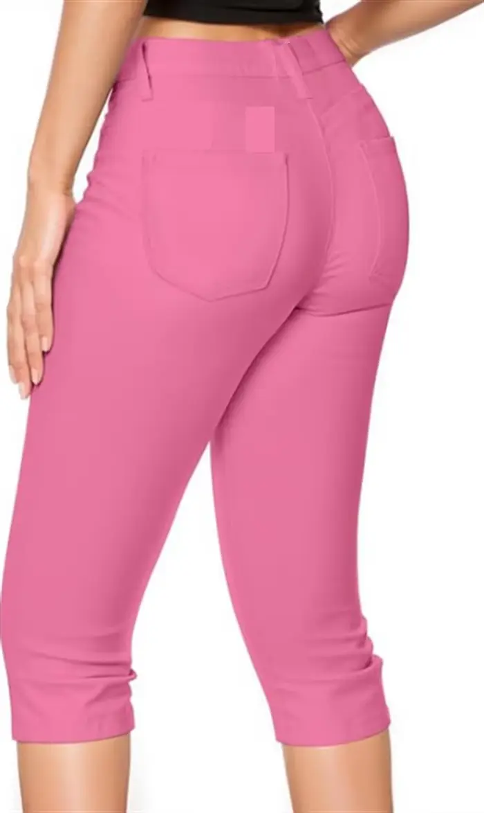 Jean court Capri en Denim pour femmes