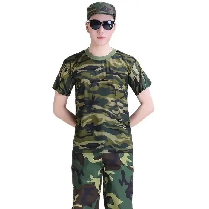 T-Shirt de Camouflage à manches courtes