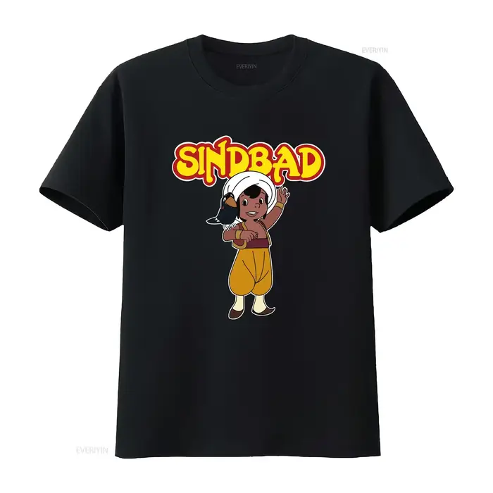 T-shirt vintage rétro des années 80, série télévisée allemande, 80er Deutsche Kinder Serie Sindbad, 