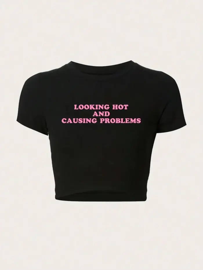 T-shirt col rond femme