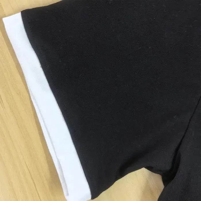 T-shirt vierge pour homme en pur coton de haute qualité