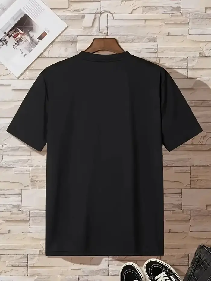 T-shirt de course à col rond pour hommes