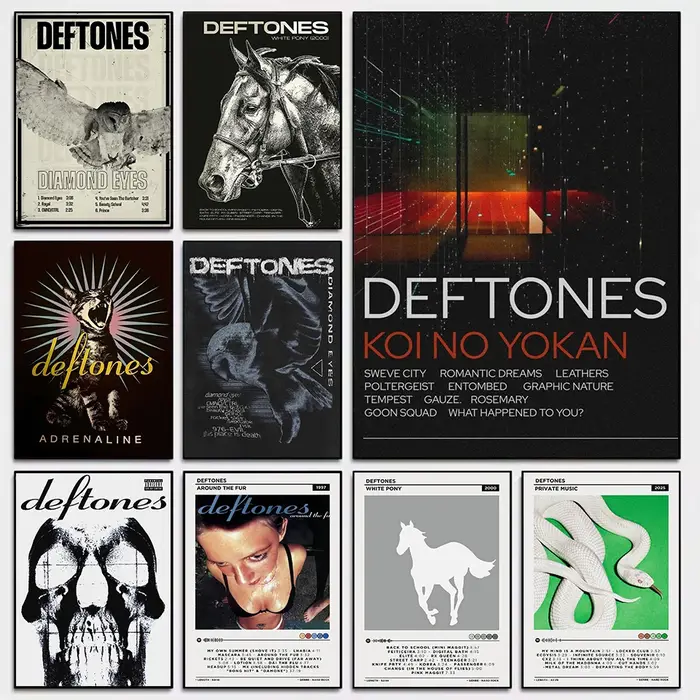 Bande de Rock en métal classique Deftones 2025