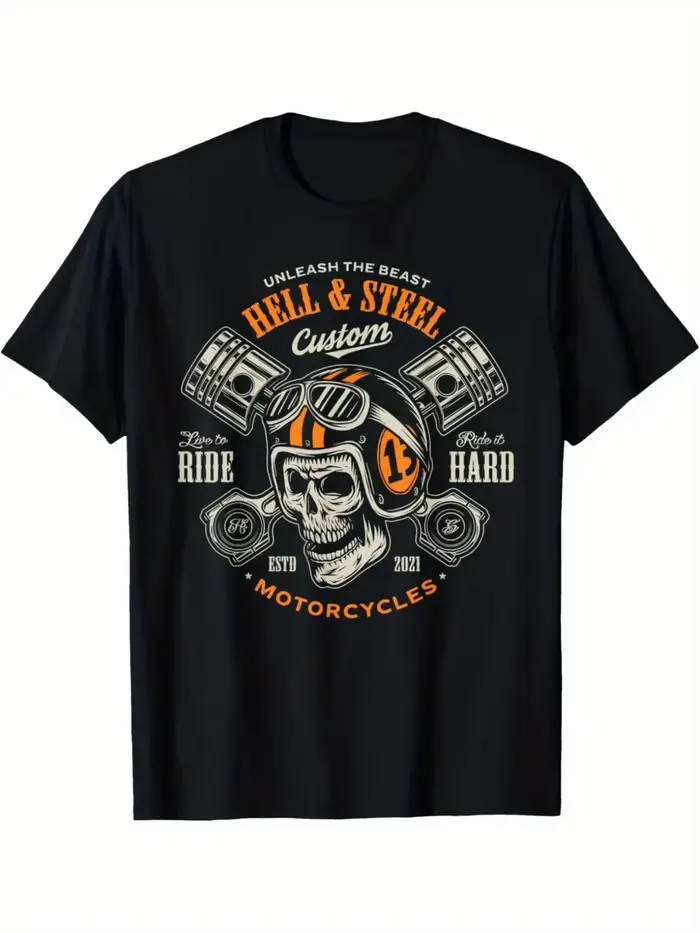 T-shirt graphique vintage pour homme, style streetwear oversize, avec design rétro de course, chemis