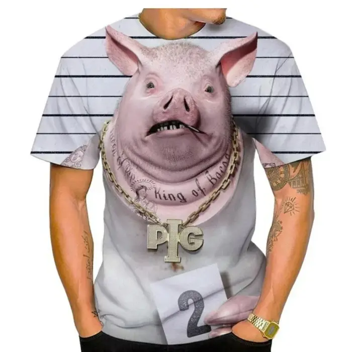 T-shirt graphique imprimé en 3D pour hommes, t-shirts décontractés, manches courtes, chaud, savoir i