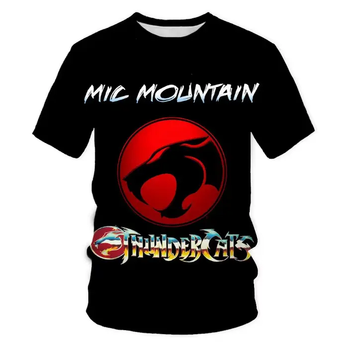 Nouveau Thundercats t-shirts dessin animé 3D impression mode hommes femme T-shirt Streetwear surdime