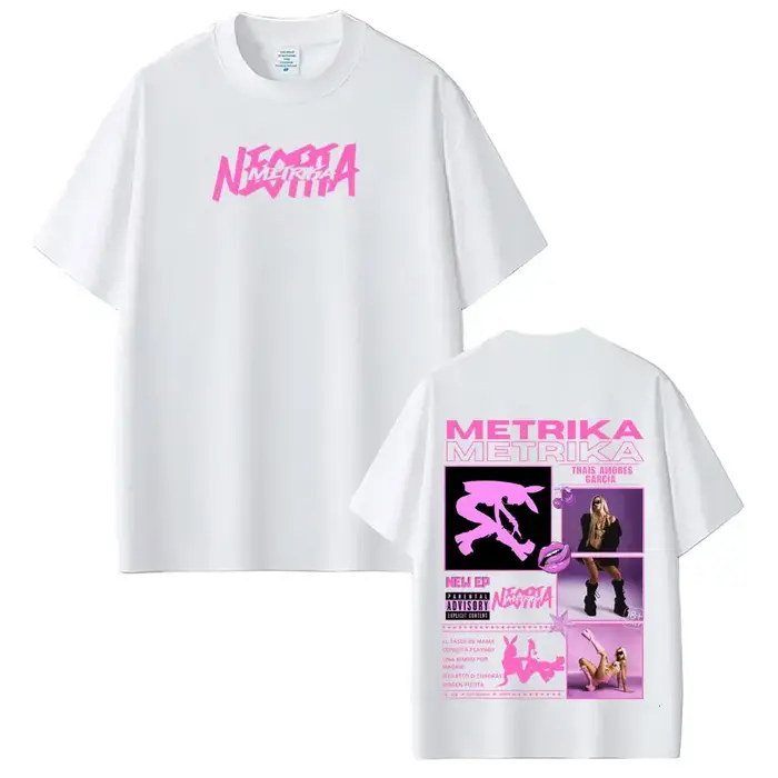 T-shirt Singer Metrika Album Tour 2026 pour hommes et femmes