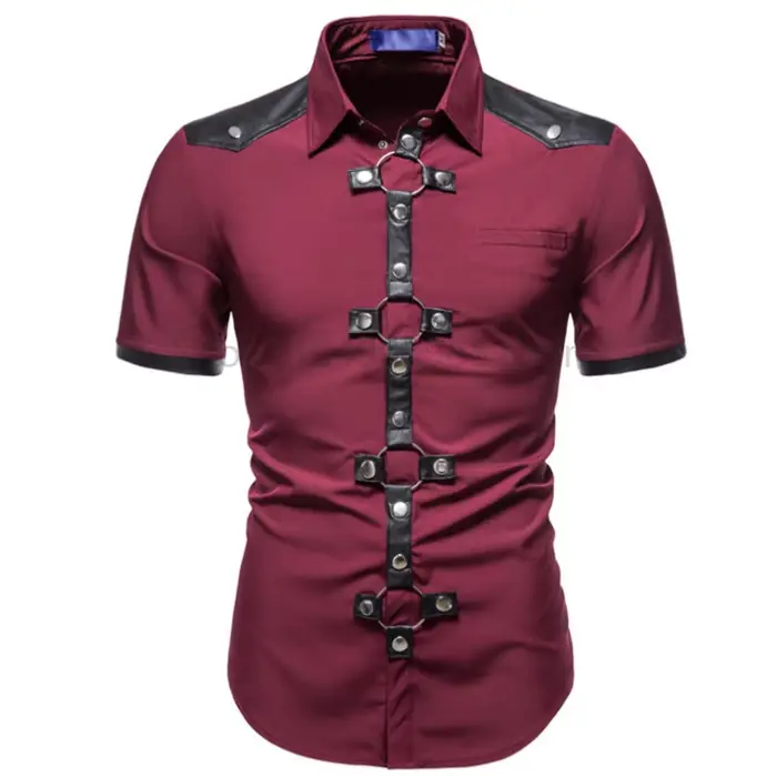Chemise à manches courtes pour hommes