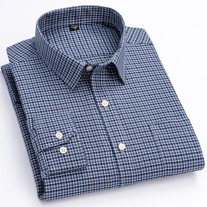 Chemises Oxford à manches longues pour hommes