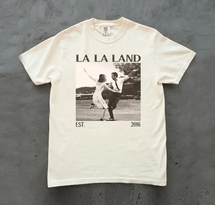 T-shirt à thème cinématographique inspiré de « La La Land »