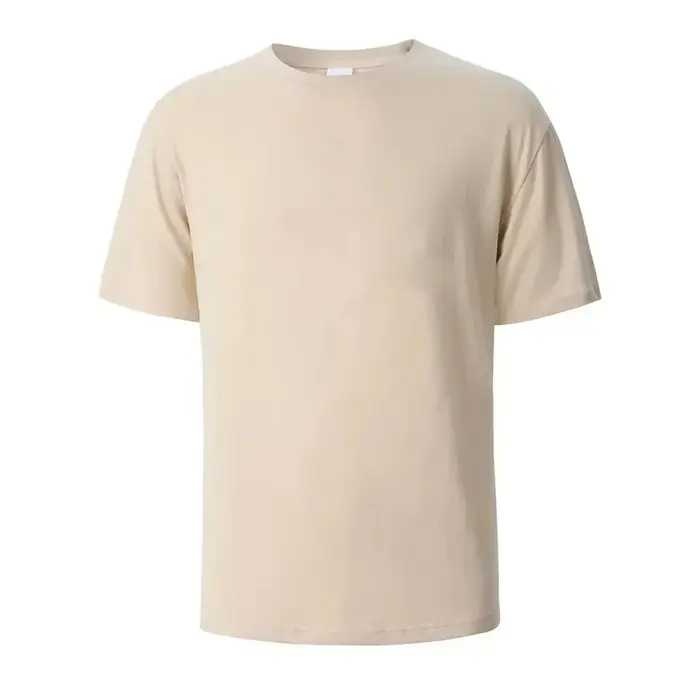 Nouveau T-shirt Écologique Confortable Blanc Pur 2026 pour Homme – Coton Lourd
