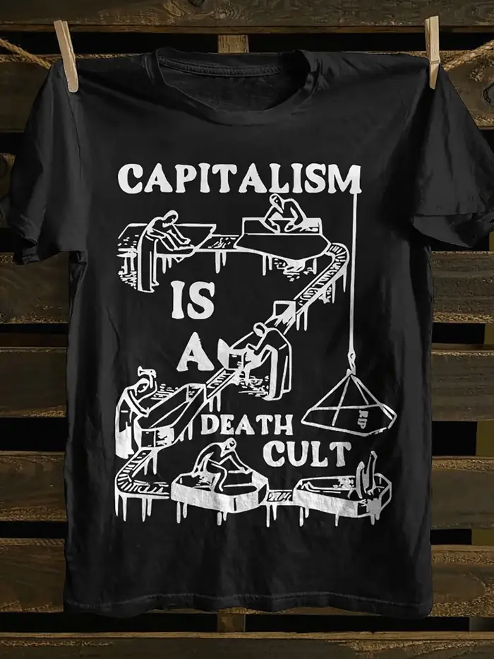 T-Shirt Punk Rock Vintage pour hommes