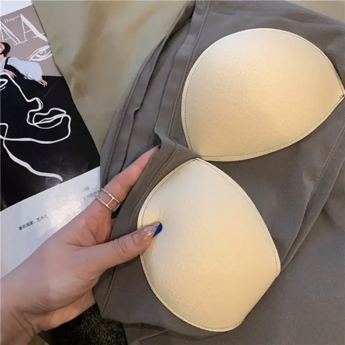 Haut femme Sexy soutiens-gorge Spaghetti sangle culture hauts mode Camisole sans fil brassière sous-vêtements sans
