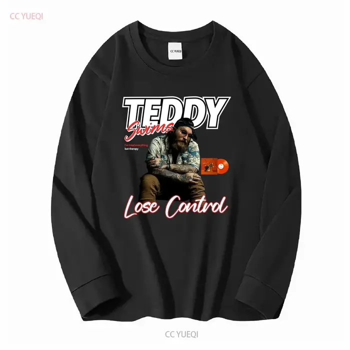 Nouveau Teddy nager perdre le contrôle pour les fans S 5XL t-shirt vintage lavé élégant décontracté légèrement vêtements de créateurs mode polyvalente
