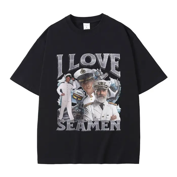 T-shirt Unisexe Vintage 2026 « I Love Seamen » – Coton Pur