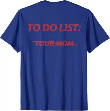 Liste de choses à faire pour votre maman, blagues drôles (à l'arrière), lettres imprimées personnali