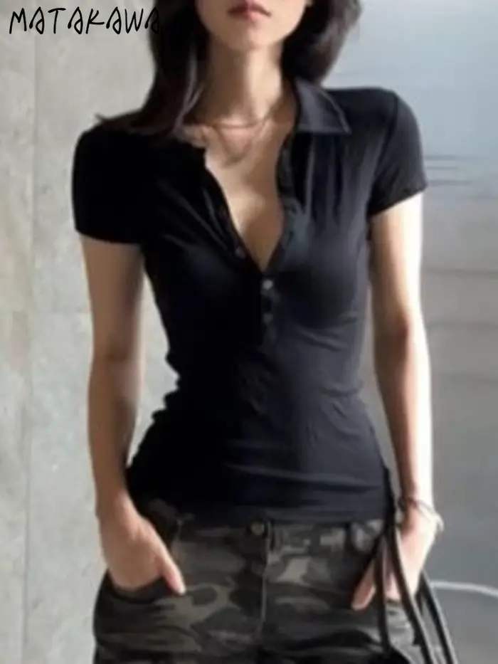 T-shirt Y2K pour femme