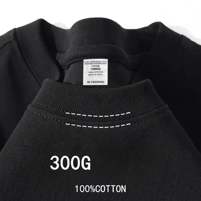 T-shirt à manches courtes en coton épais