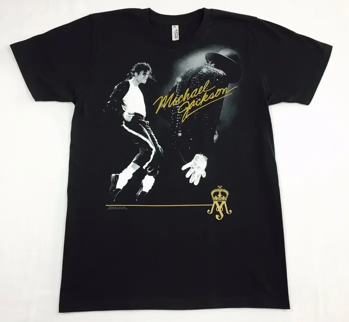Michael Jackson Billie Jean - T-shirt classique en coton à col rond et manches courtes pour homme, d