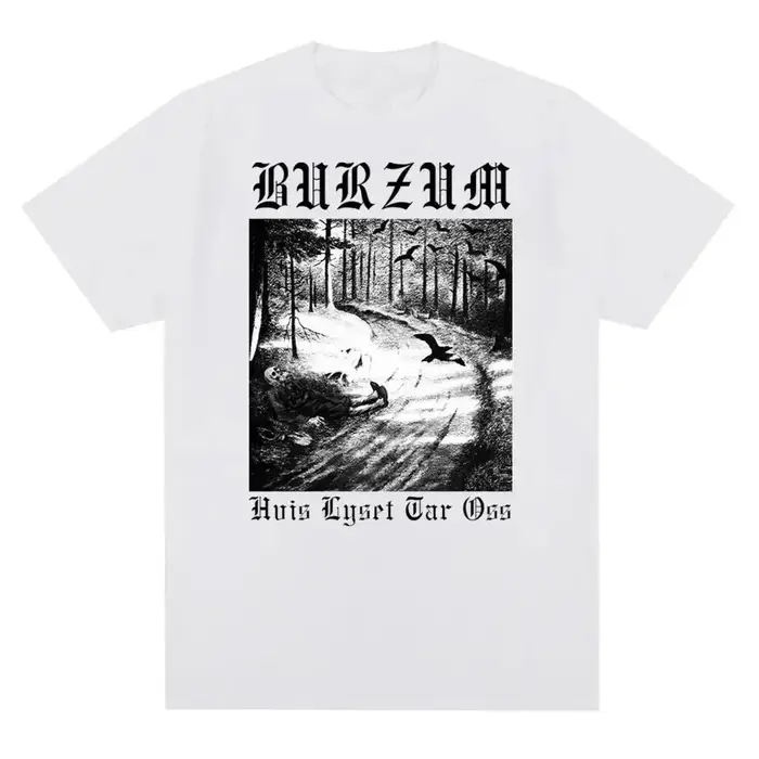 Burzum Blow The Trumpet T-shirts polyvalents en coton