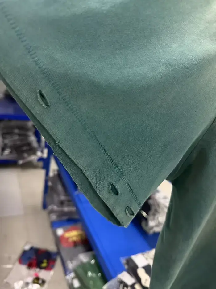 T-shirt unisexe vert délavé printemps-été, style vintage, manches courtes, effet usé, coupe oversize, streetwear