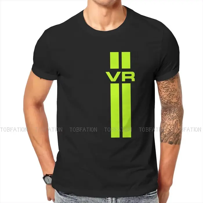 Moto GP Rossi VR t-shirt classique graphique adolescent été ample coton hommes t-shirts Harajuku col
