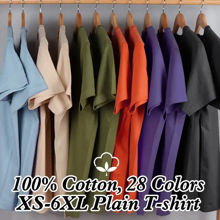 100 USA coton t-shirt hommes