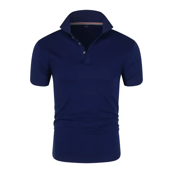 Polo de couleur unie pour hommes