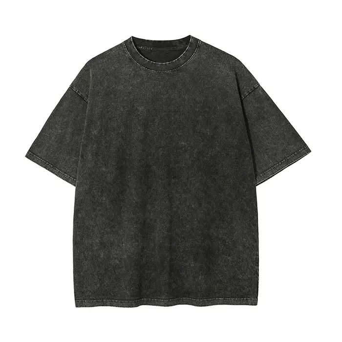 T-shirt graphique unisexe vintage en coton délavé à manches courtes pour homme et femme, collection 