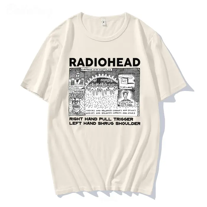 T-shirt humoristique rétro imprimé pour homme